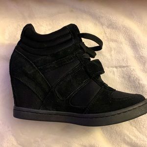 High heel tennis shoes